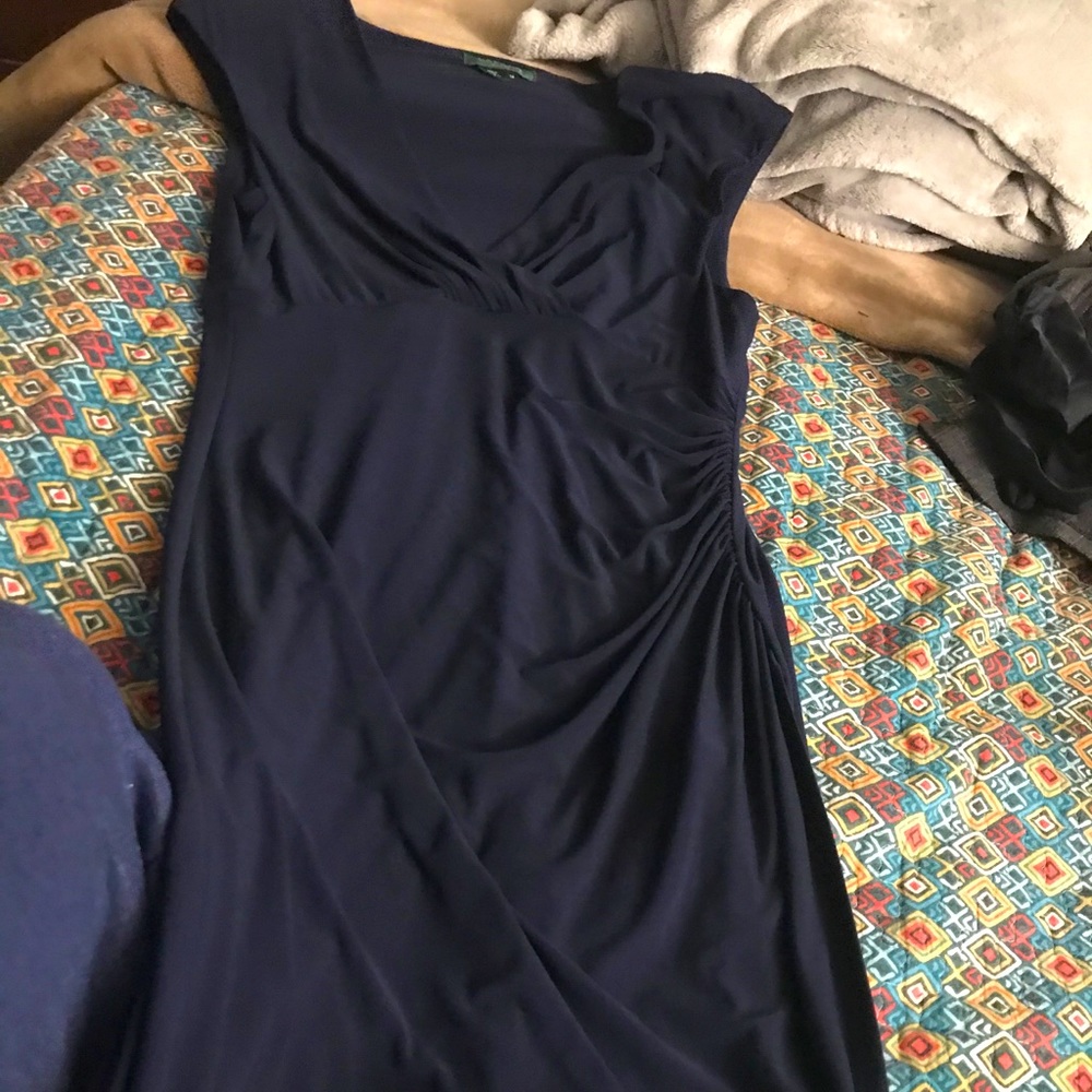 Dark navy blue dress new